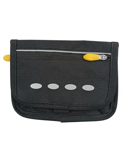 TCM Fahrradtasche Lenkertasche Schwarz Uni Polyester 11x15 cm