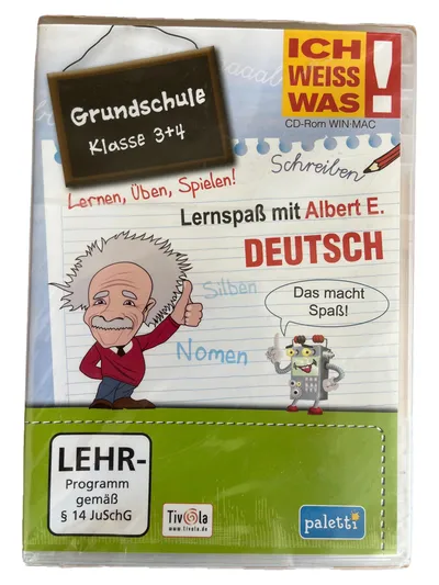 Tivola Ich Weiss Was! Deutsch Lernsoftware 3. 4. Klasse PC Mac Grundschule
