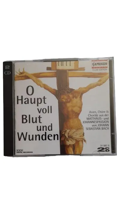 O Haupt voll Blut und Wunden Johann Sebastian Bach Doppel-CD 2CD Capriccio