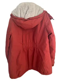 Blue Flame Damen Outdoorjacke Rot L Kapuze Reißverschluss Polyester 3