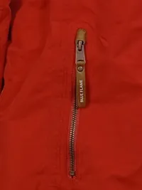Blue Flame Damen Outdoorjacke Rot L Kapuze Reißverschluss Polyester 6