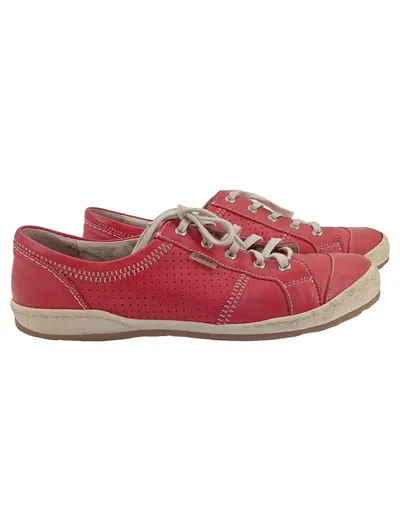 Josef Seibel Damen Sneaker low Gr. 40 Rot Freizeitschuh