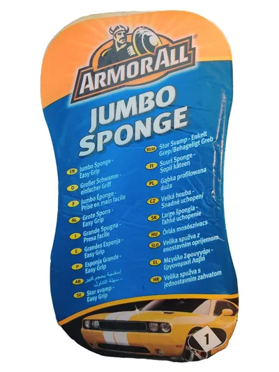 Armor All Jumbo Schwamm Easy Grip Autoschwamm Autowäsche Gelb