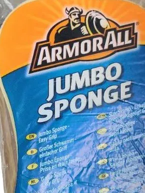 Armor All Jumbo Schwamm Easy Grip Autoschwamm Autowäsche Gelb