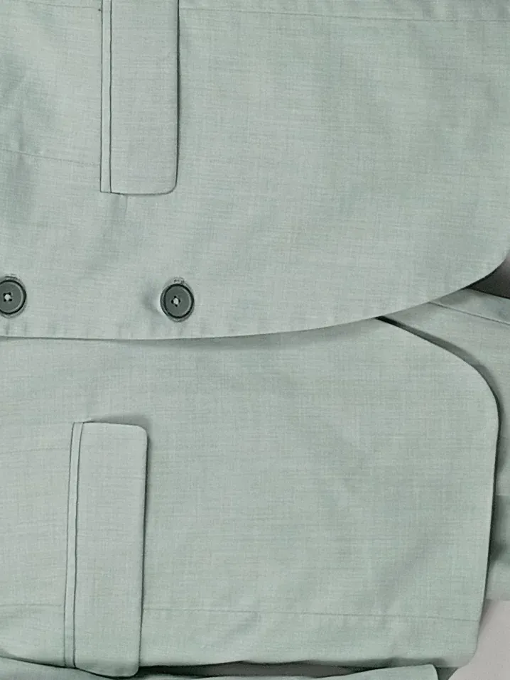 Finshley & Harding Herren Anzug 3-teilig mit Weste Mintgrün Gr. 48/M 5