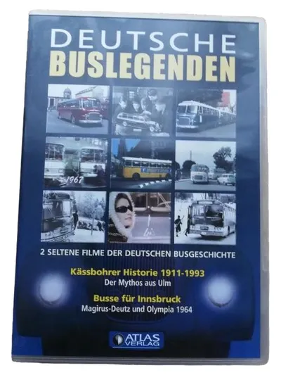 Deutsche Buslegenden DVD Atlas Verlag Kässbohrer Historie Busgeschichte Doku