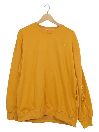 OCEANSAPART Pullover Damen Gr. L Gelb Sweatshirt Baumwolle Casual