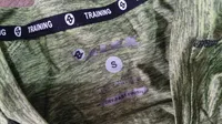 ALEX Herren Sport Shirt Gr. S Grün Meliert Training Dry-Fast Polyester 2
