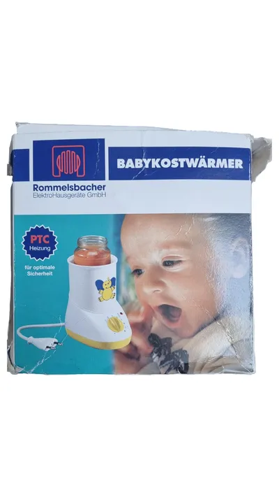Rommelsbacher Babykostwärmer Flaschenwärmer Babynahrung Wärmer Weiß