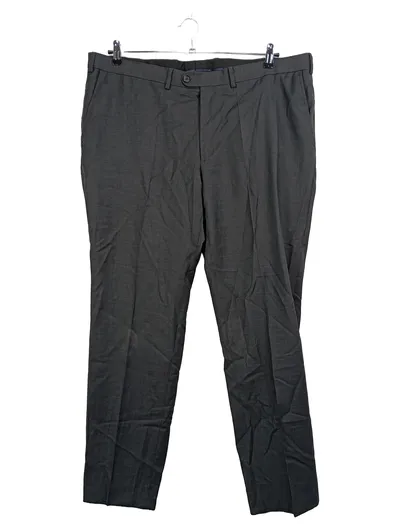 EDUARD DRESSLER Herren Anzughose Shaped Fit Grau Business Gr. 56 W40 Wolle