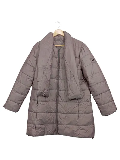 CANDA Damen Steppmantel Gr. 42/XL Beige Winterjacke Puffer Jacke