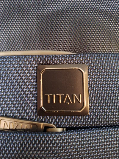 TITAN Laptoptasche Aktentasche Umhängetasche Blau Business Polyester