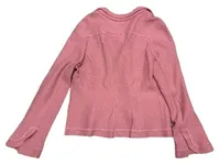 Bottega Damen Strickjacke Rosa XL Wolle Blazer Jacke Klassisch 2