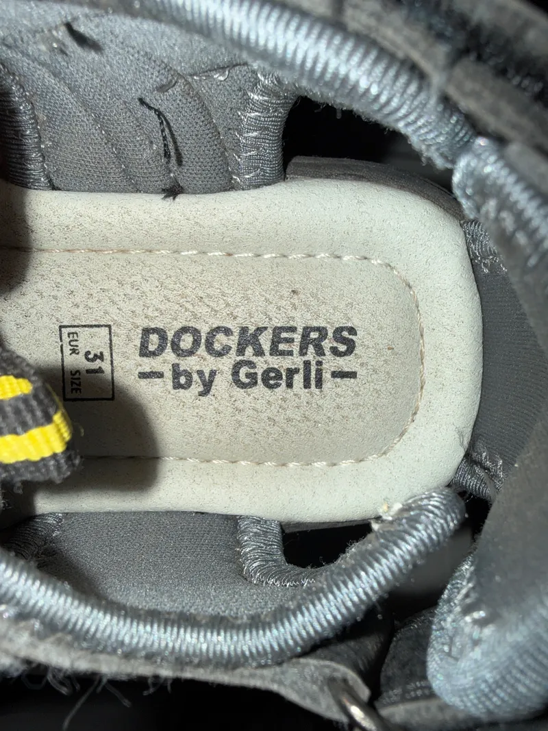 Dockers by Gerli Outdoorsandalen Kinder Gr. 31 Grau Gelb Trekking 6