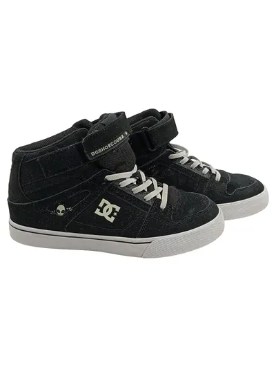 DC Shoes Pure High-Top Sneaker Kinder Schwarz Gr. 36 Skaterschuhe
