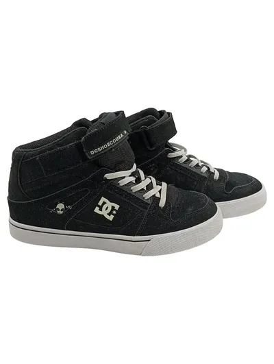 DC Shoes Pure High-Top Sneaker Kinder Schwarz Gr. 36 Skaterschuhe