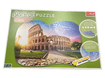 Trefl Shaped Puzzle Kolosseum Rom 618 Teile Konturpuzzle Italien