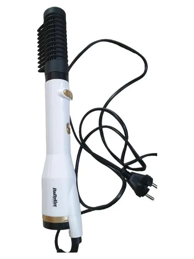 BaByliss Warmluftbürste Haarbürste Stylingbürste Weiß Gold