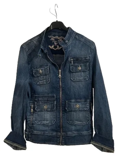 JACKY-O Damen Jeansjacke Gr. 38 Blau Casual Jacke