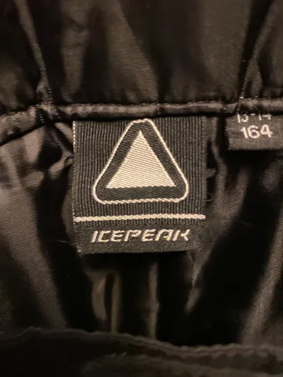 Icepeak Kinder Skihose Latzhose Schneehose Schwarz Gr. 164