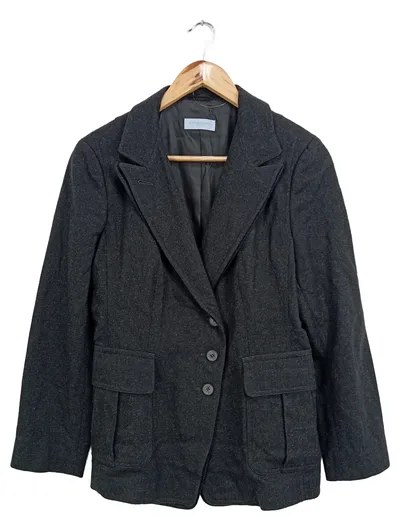 Strenesse Blazer Damen Grau Gr. 40 Business Elegant