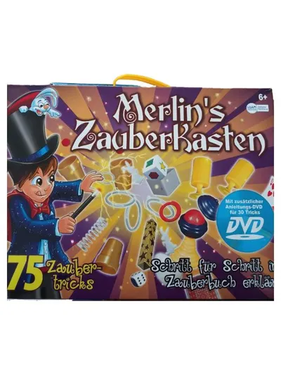 Merlin's Zauberkasten 75 Zaubertricks mit DVD Kinder ab 6 Jahre