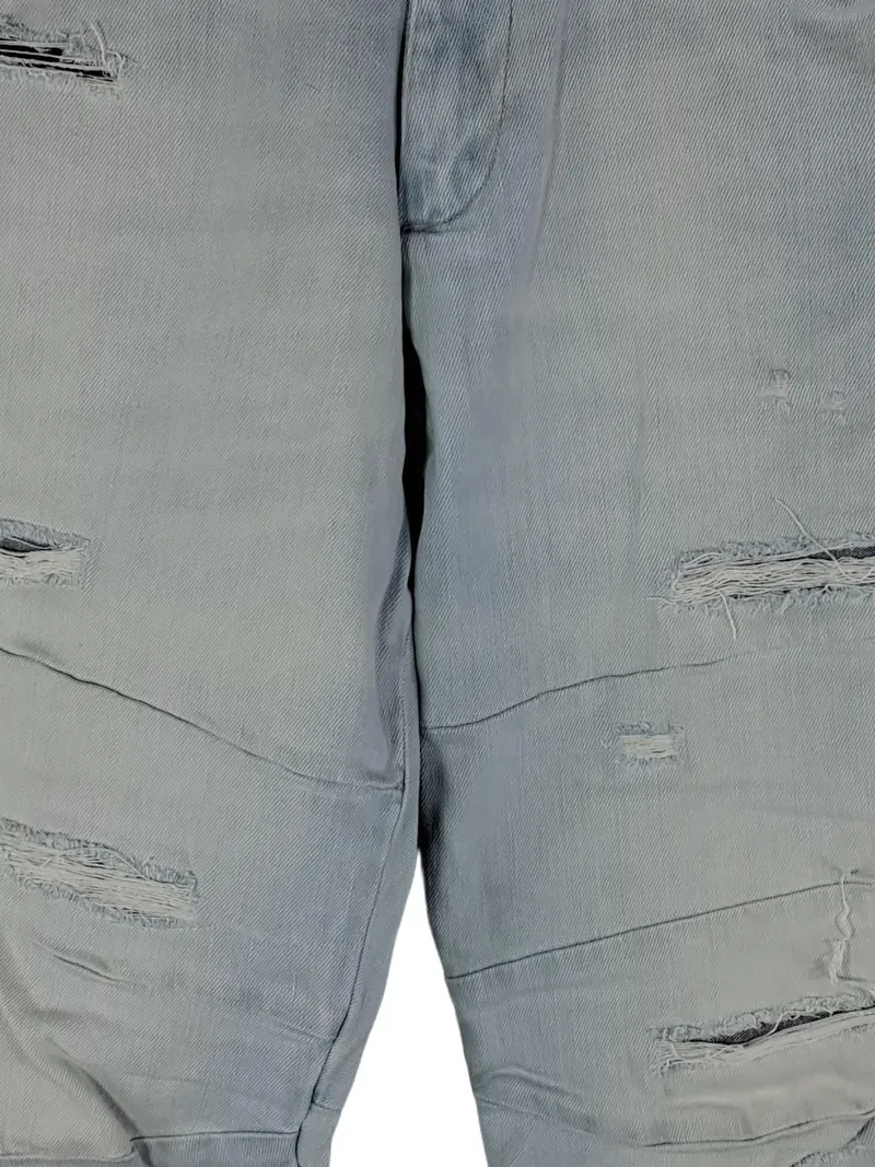 ELIAS RUMELIS Damen Jeans Slim Fit W26 Destroyed Look Hellblau 4