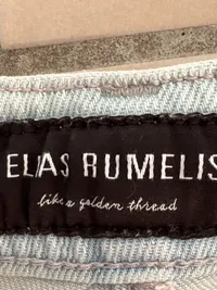 ELIAS RUMELIS Damen Jeans Slim Fit W26 Destroyed Look Hellblau 6