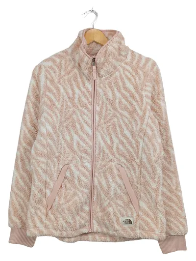 The North Face Damen Fleecejacke Gr. M Rosa Zebra-Print Sherpa Outdoor