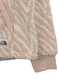 The North Face Damen Fleecejacke Gr. M Rosa Zebra-Print Sherpa Outdoor 3