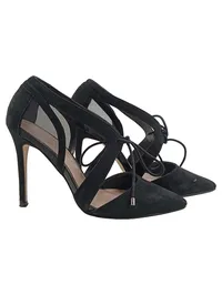 Carvela Kurt Geiger Damen Pumps Schwarz Gr. 38 Schnürung High Heels 2