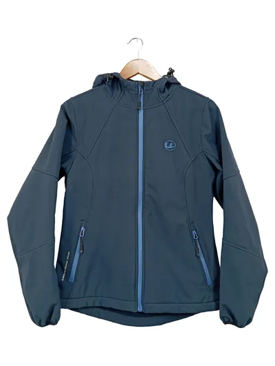 Ultrasport Damen Softshelljacke Gr. 36/S Blau Outdoor Sportlich Kapuze