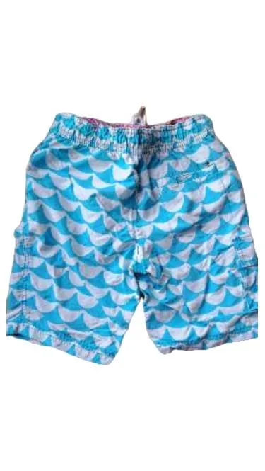 Tommy Hilfiger Badeshorts Kinder Gr. 152 Türkis Wellen Maritim