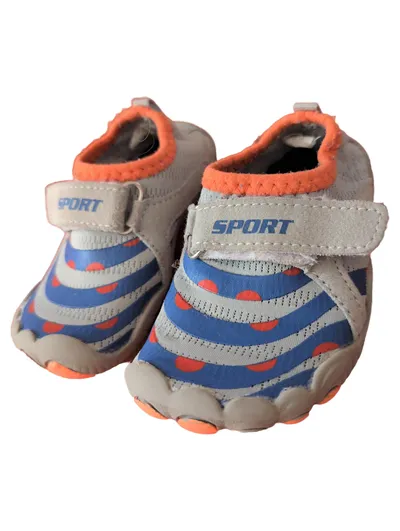 Freiluftkind Kinder Sportschuhe Badeschuhe Gr. 24 Blau Klettverschluss