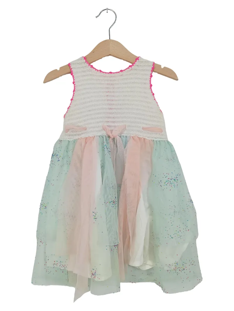 Billieblush Mädchen festliches Kleid Gr. 86 Mehrfarbig Farbenfroh 1