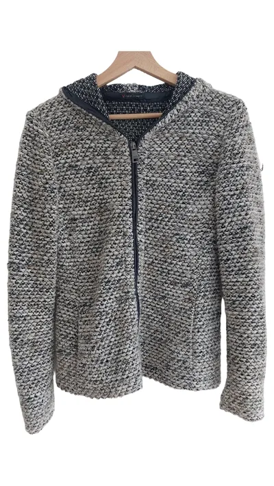 Fuchs Schmitt Damen Strickjacke Gr. 36/S Mehrfarbig Casual mit Kapuze