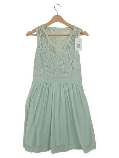 Vero Moda Damen Cocktailkleid Spitze Mintgrün Gr. M/38 Festlich