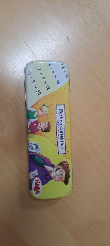 HABA Lernspiel Rechen-Detektive Spielesammlung Kinder Gelb