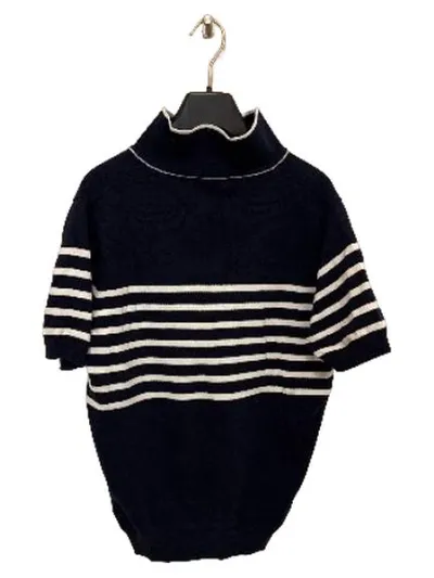 Guido Maria Kretschmer Herren Poloshirt Gr. S Blau Weiß Gestreift Maritim