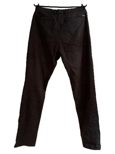 Massimo Dutti Herren Anzughose Slim Fit Gr. 48/M Grau Kariert