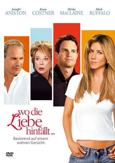 Wo die Liebe hinfällt... DVD Romcom Jennifer Aniston Kevin Costner