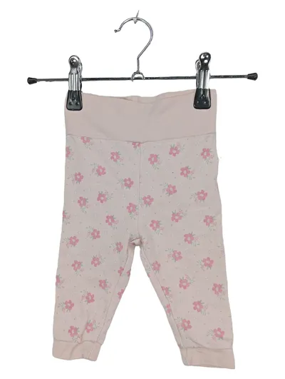 LIEGELIND Baby Mädchen Jogginghose Blumenmuster Rosa Gr. 62-68