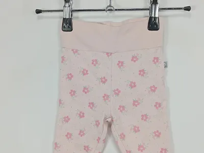 LIEGELIND Baby Mädchen Jogginghose Blumenmuster Rosa Gr. 62-68