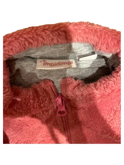 Impidimpi Fleecejacke Kinder Mädchen Gr. 98 Rosa Kuschelig Warm