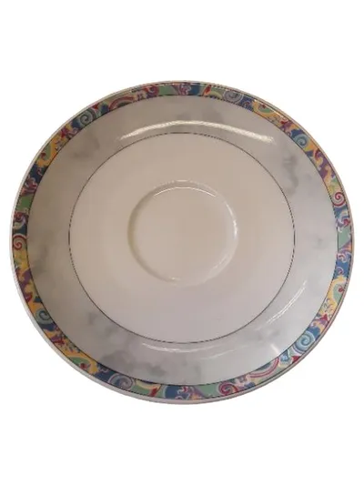 Eschenbach Porzellan Unterteller bunt Paisley 14,5 cm