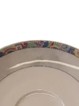 Eschenbach Porzellan Unterteller bunt Paisley 14,5 cm