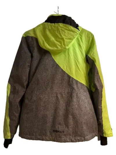 Anzoni Skijacke Damen Gr. 36/S Grün Grau Outdoorjacke Kapuze