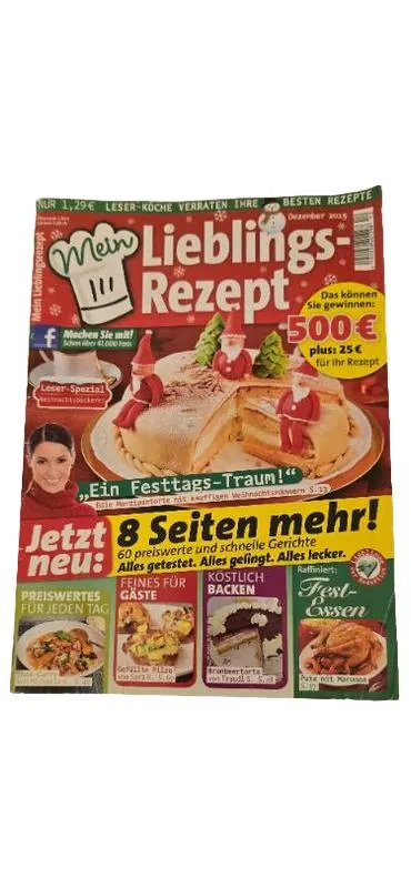 Mein Lieblingsrezept Zeitschrift Dezember 2015 Kochen Backen Weihnachten