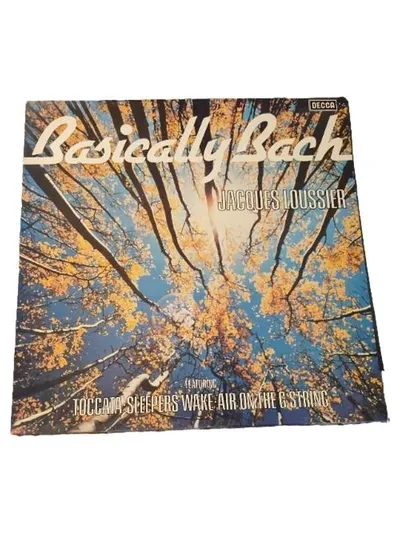 Jacques Loussier Basically Bach Vinyl LP Album Decca Klassik Jazz