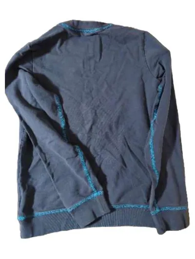 Engelbert Strauss Kinder Pullover Strauß Motiv Gr. 140 Blau Baumwolle